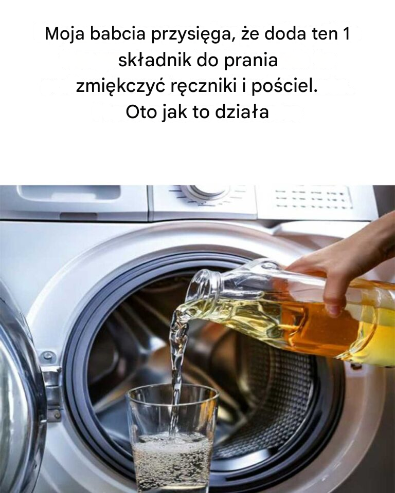 Moja niania przysięga, że ​​dodanie tego 1 składnika do prania zmiękcza ręczniki i prześcieradła. Oto jak to działa