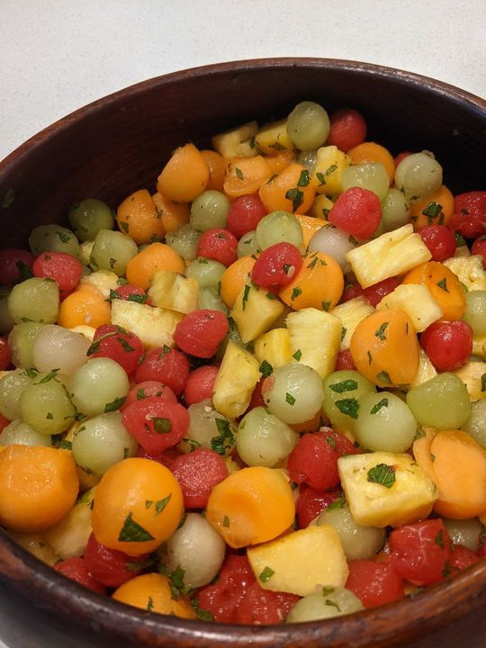 Sałatka z melonem Mojito
