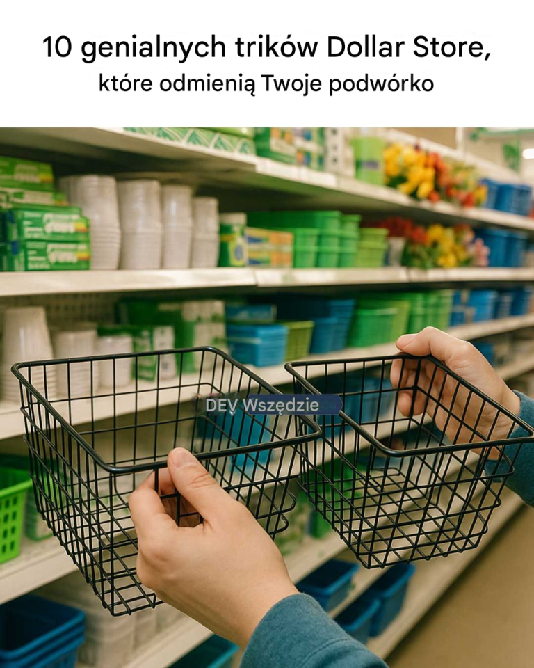 10 genialnych sztuczek z Dollar Store, które odmienią Twoje podwórko