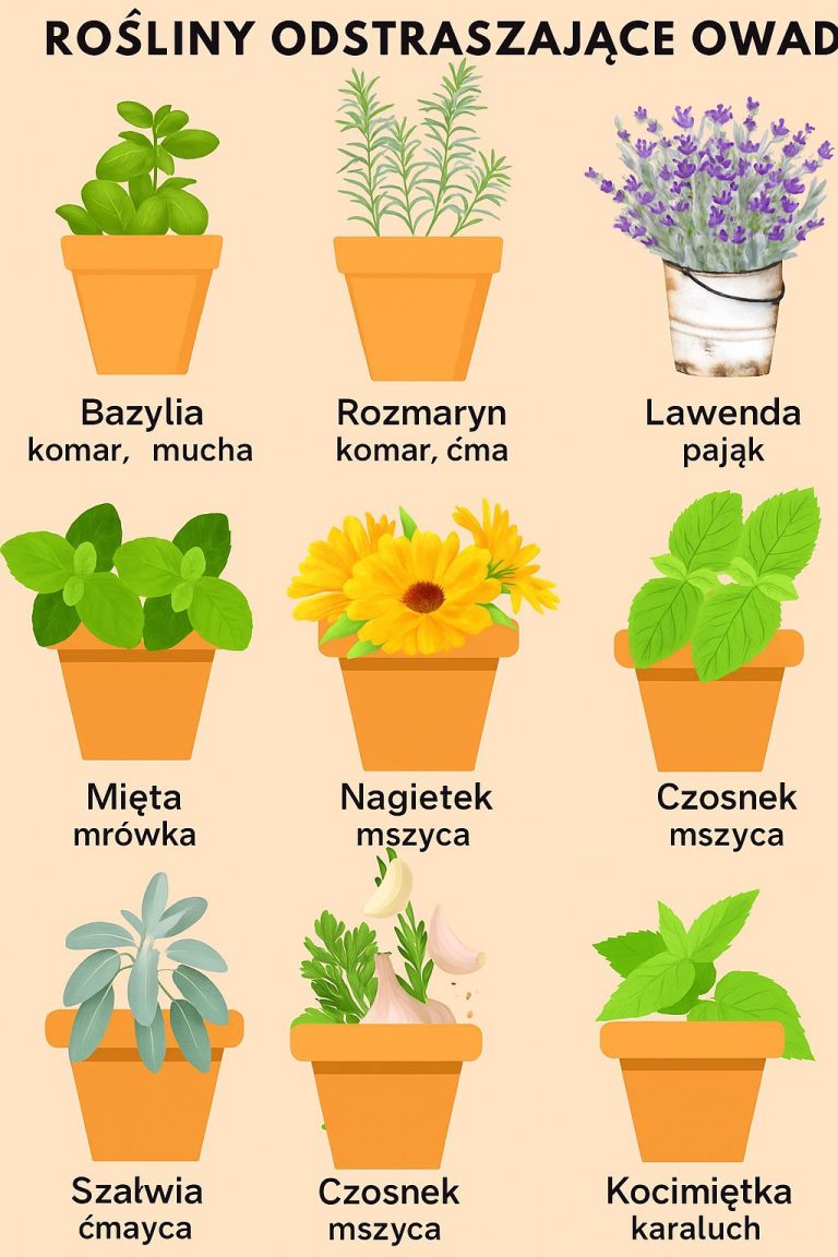 Rośliny, które odstraszają owady – naturalna ochrona Twojego domu i ogrodu