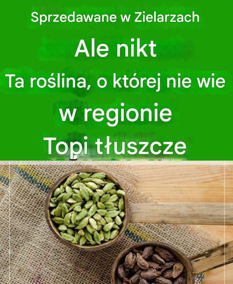 Ta roślina topi tłuszcz w okolicy brzucha