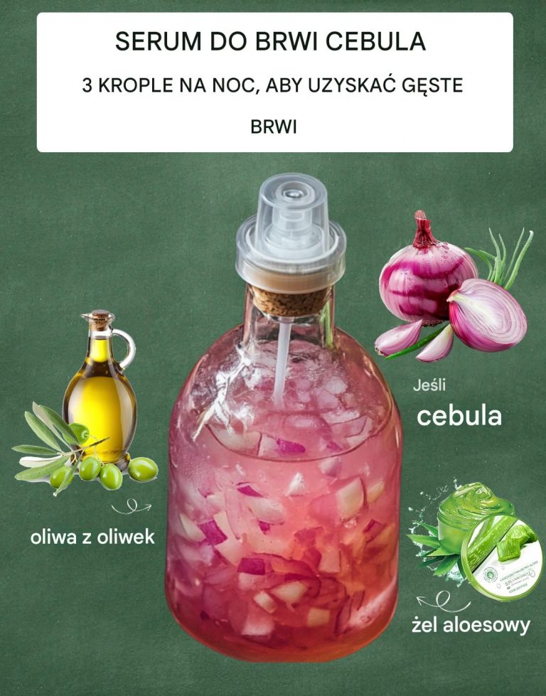 Serum z soku z cebuli, które pomoże Ci zagęścić brwi w zaledwie 1 tydzień