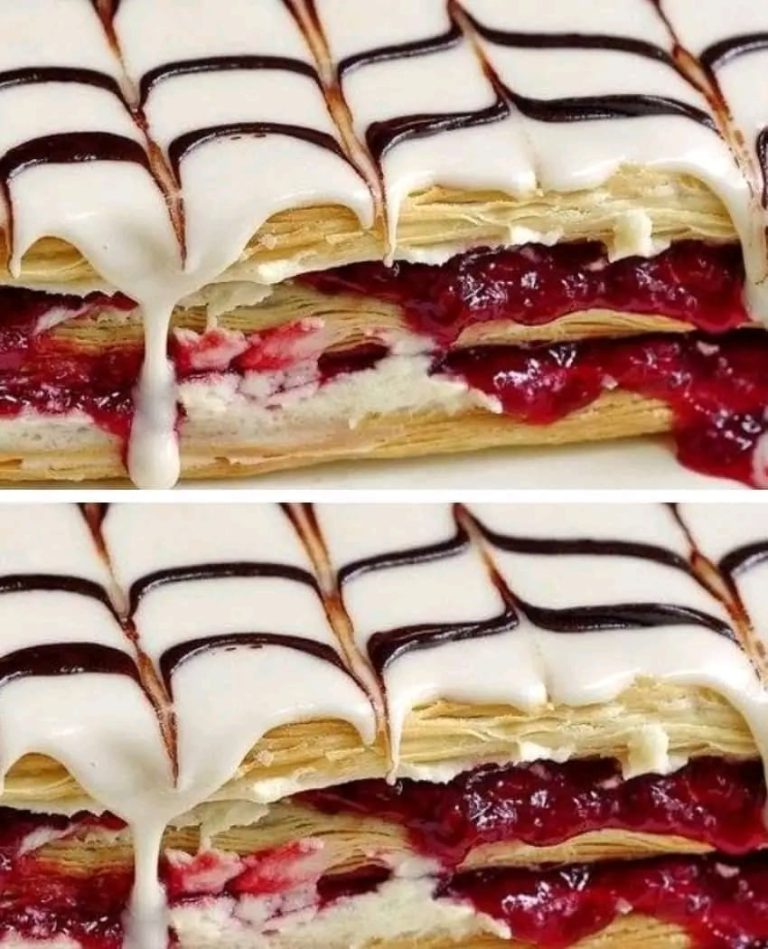 Pyszny mille-feuille z malinami: przepis dla smakoszy, którym można się delektować