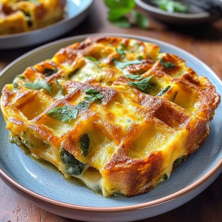 Gofry warzywne z mozzarellą: Domowy przysmak 🍽️🥦