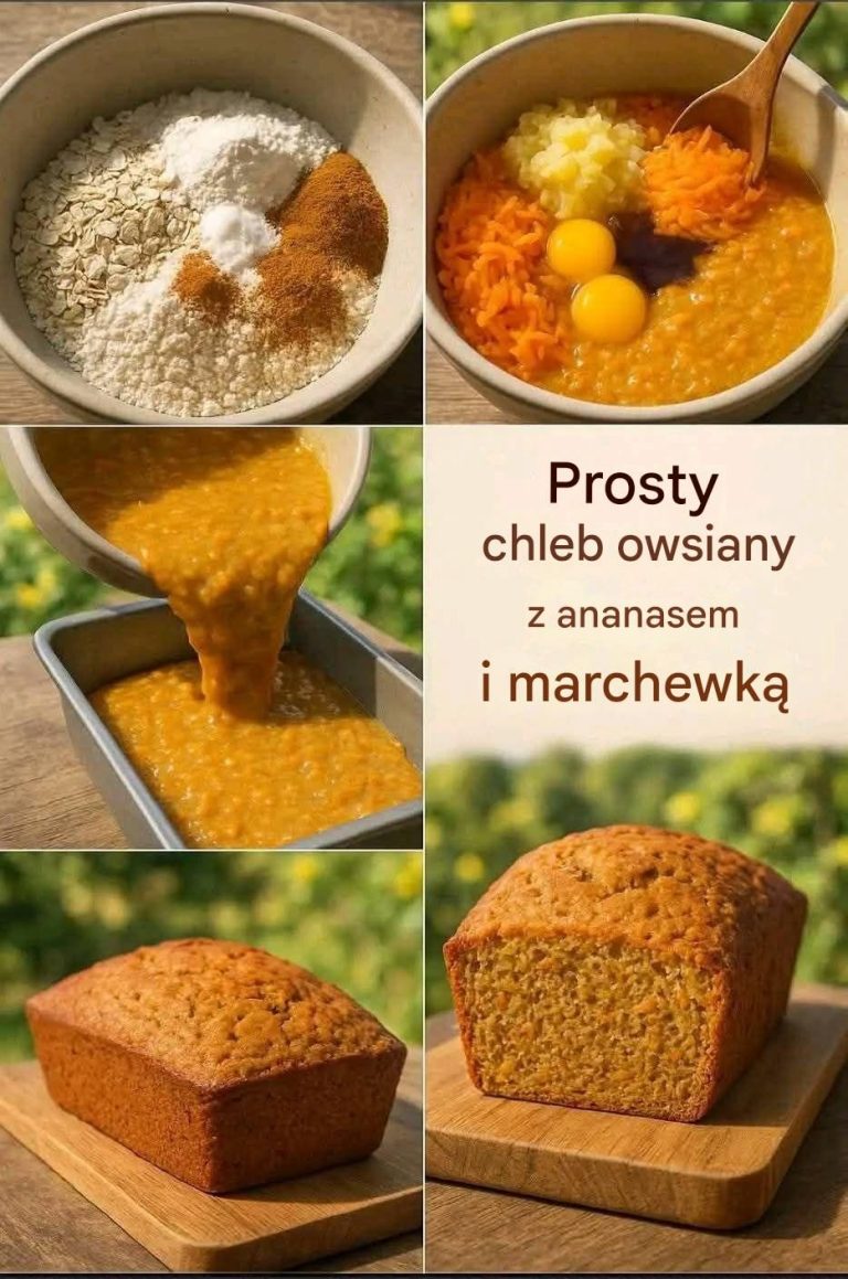 Chlebek Marchewkowo-Ananasowy z Płatkami Owsianymi – Prosty i Pyszny Przepis